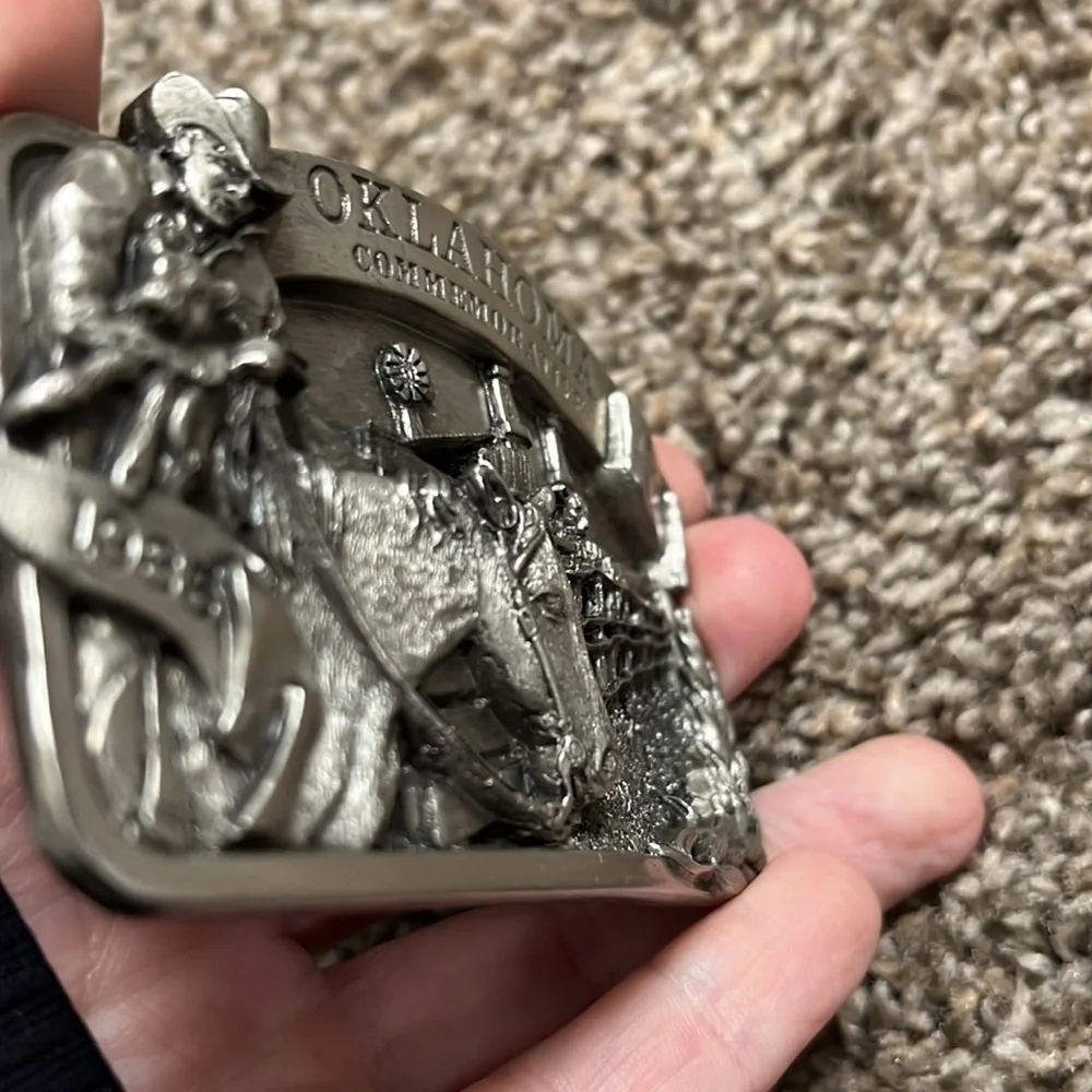 Oklahoma Commemorative limited edition Belt Buckle